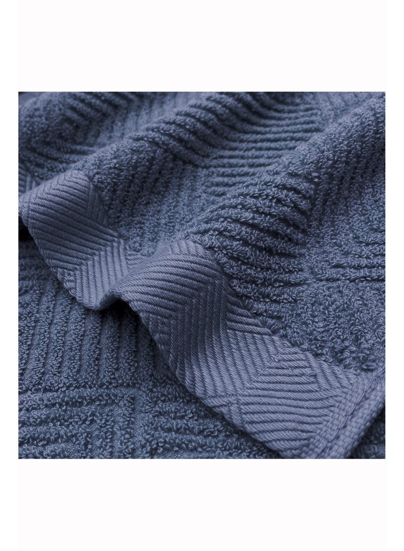 تجفيف سريع سوبر ماص ديلوكس منشفة حمام مجموعة 100 ٪ من القطن لينة ودائم حجم 70 * 140cm الرياضة فندق ومنتجع صحي حمام الجلد الحساسة للاستخدام المنزلي اليومي - Image 2