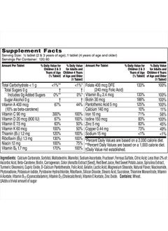 Flintstones Vitamins Flintstones Complet Size 60s Flintstones Complete Childrens Multivitamin Supplement Chewable Tabs 60ct  - Image 3