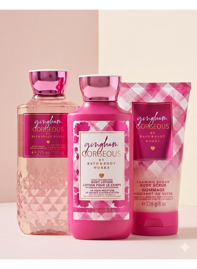Bath & Body Works Gingham Gorgeous Bath Set - Image 1