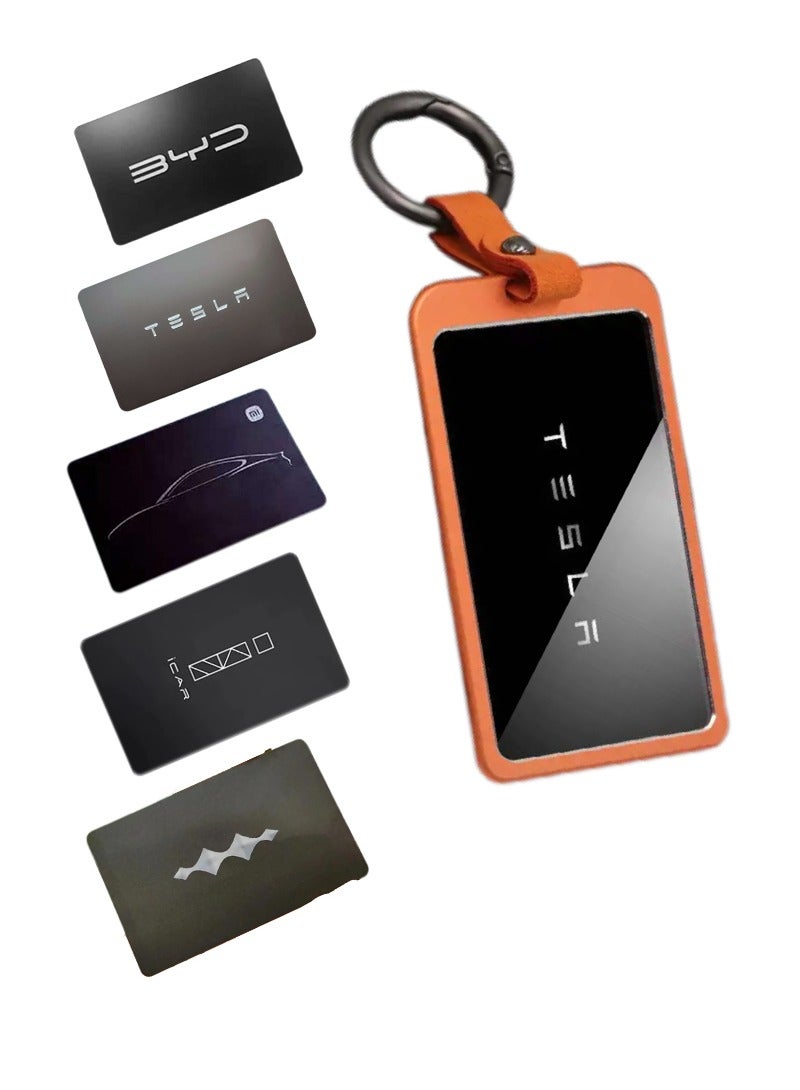 Car key card package, aluminum alloy protective sleeve, all-inclusive anti-slip and fall-resistant high-end, suitable for most car models. - Image 1