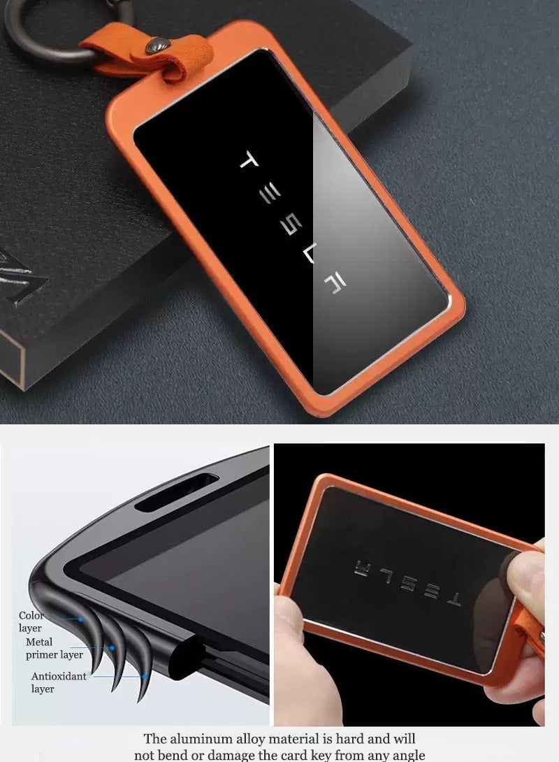 Car key card package, aluminum alloy protective sleeve, all-inclusive anti-slip and fall-resistant high-end, suitable for most car models. - Image 3