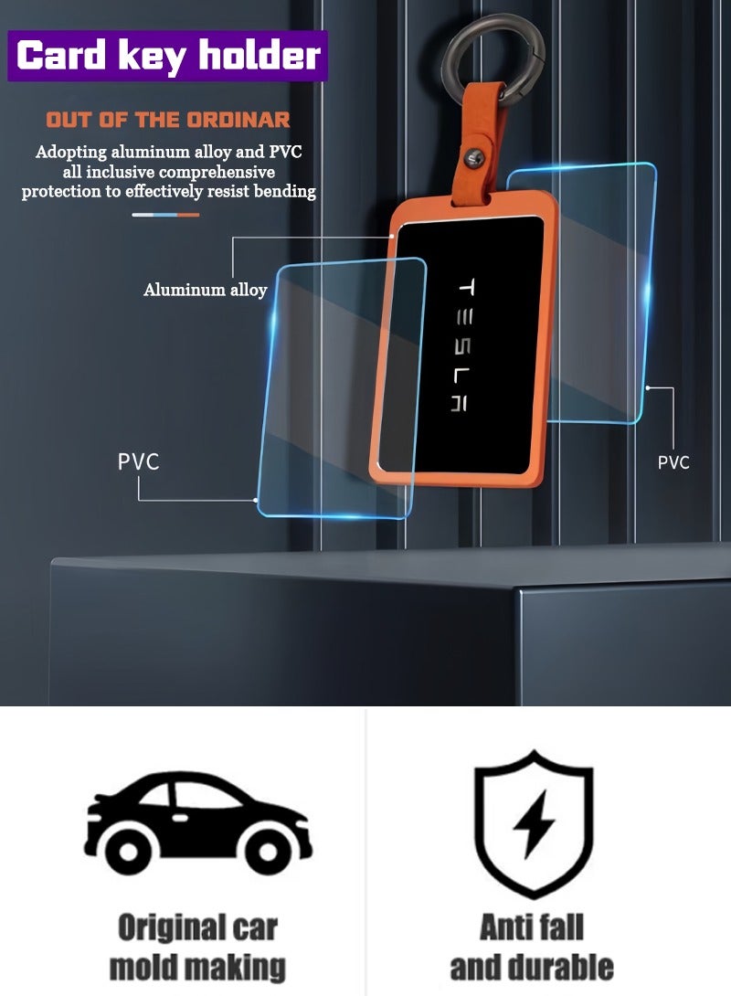 Car key card package, aluminum alloy protective sleeve, all-inclusive anti-slip and fall-resistant high-end, suitable for most car models. - Image 5