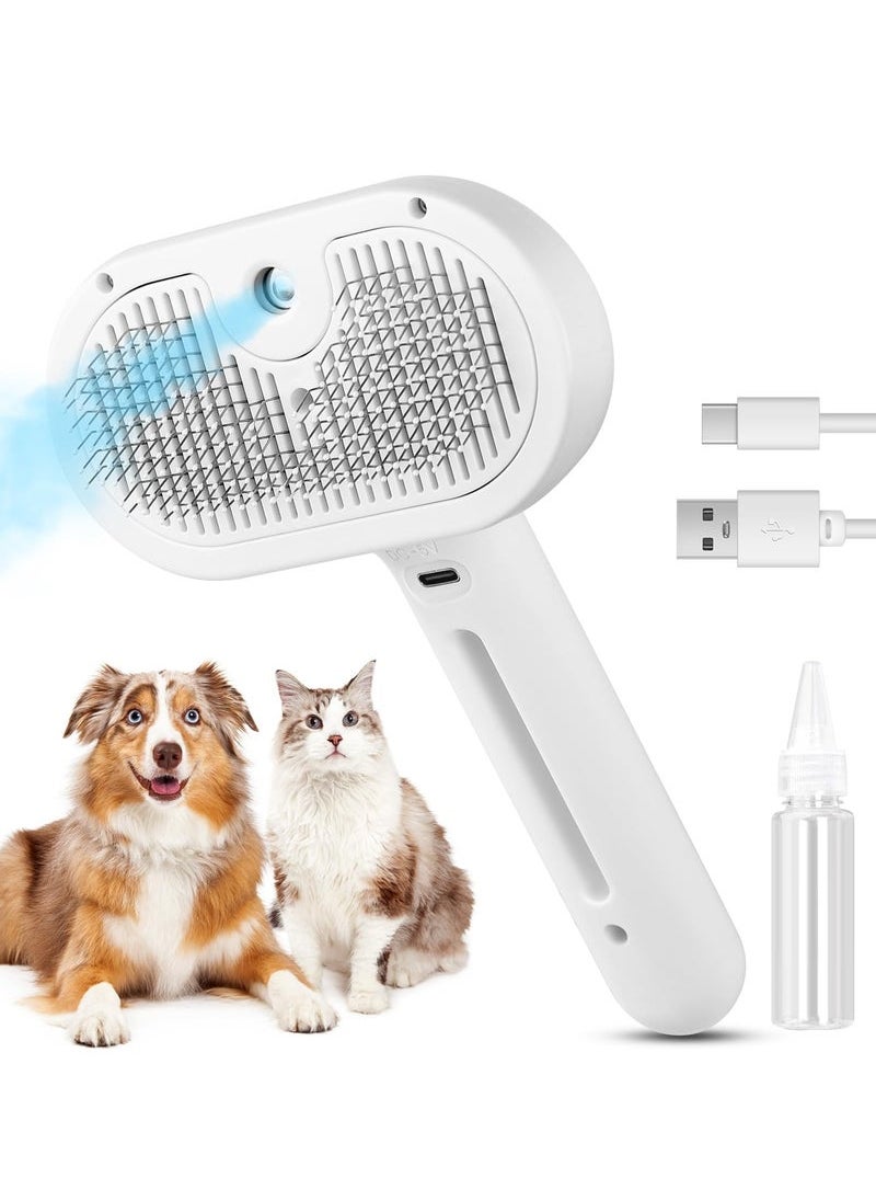 Cat Steam Brush for Shedding, Steamy Cat Brush for Long & Short Haired Cats & Dogs, Spray Cat Brush for Pet Grooming, Self-Cleaning Pet Hair Removal Comb with Water Tank - pzsku/Z643D2B7331CD3444C1B5Z/45/_/1718799798/5c055e7a-2395-41ba-ac59-c5e54e7a3acc