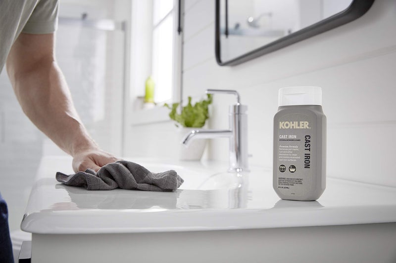 Kohler منظف كوهلر K-23725-NA من الحديد الزهر، للمطبخ والحمام، زجاجة 8 أونصات، منظف كريمي غير كاشط - Image 4