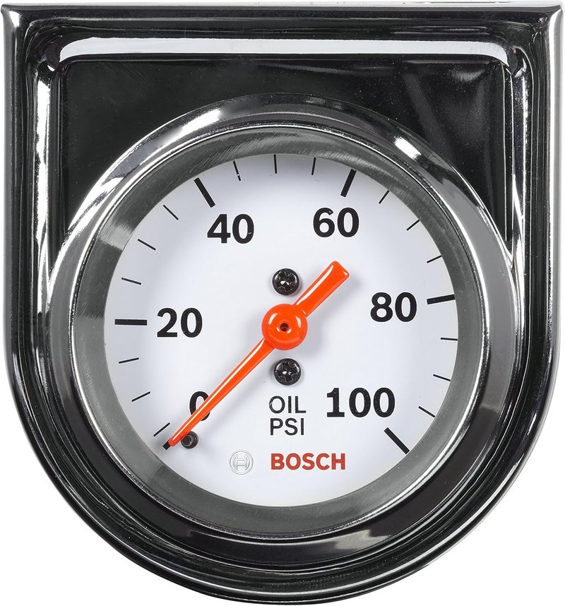 Bosch Style Line 2" Mechanical Oil Pressure Gauge - Image 1