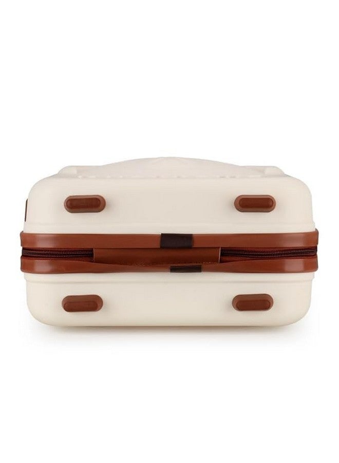 MBUYS MALL Water Proof Cosmetic Makeup Travel Case,Elastic Band Soft Handle with Zipper Cosmetic Bag Hand Luggage Cosmetic case Mini ABS Carrying Suitcase with Clip-on Function Women Girl Travel BagToiletry - Image 5
