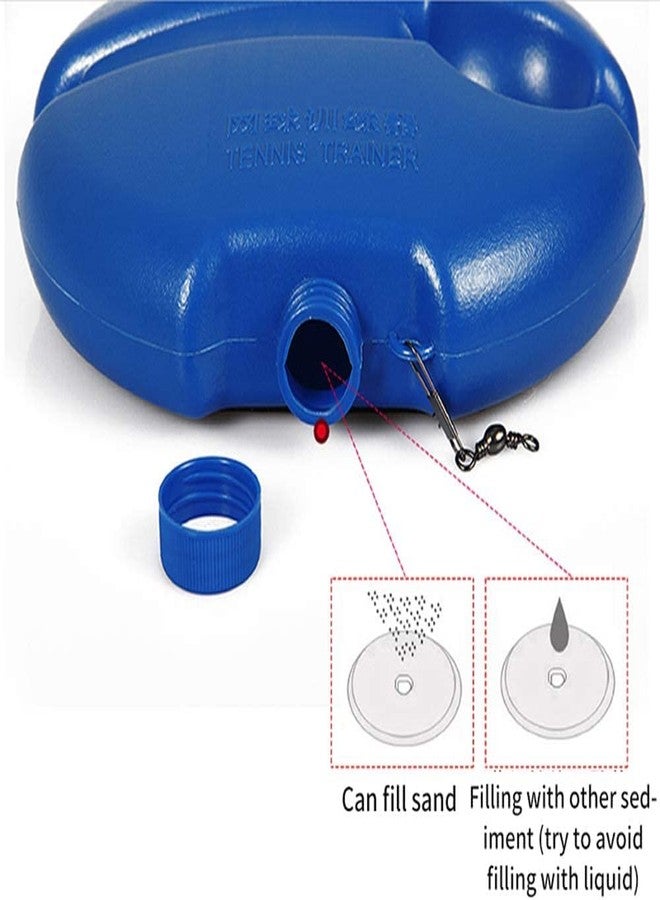 FALONG Tennis Ball Singles Training Practice Balls Back Base Trainer Tools and Tennis Training Sport Tennis Trainer Set, Trainer Baseboard with 1 Rebound Ball, Tennis Trainer Rebound Ball with Rope - Image 4