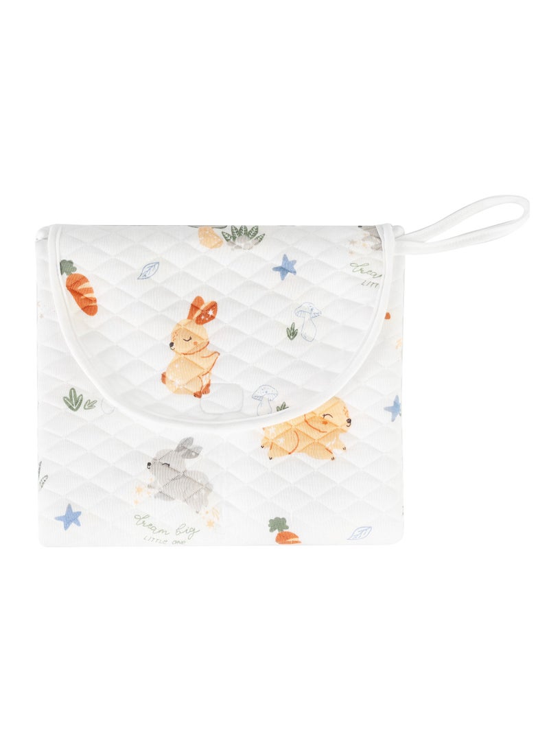 General Newborn pure cotton waterproof breathable diaper pad portable for all seasons foldable and easy to store for babies  - Image 1