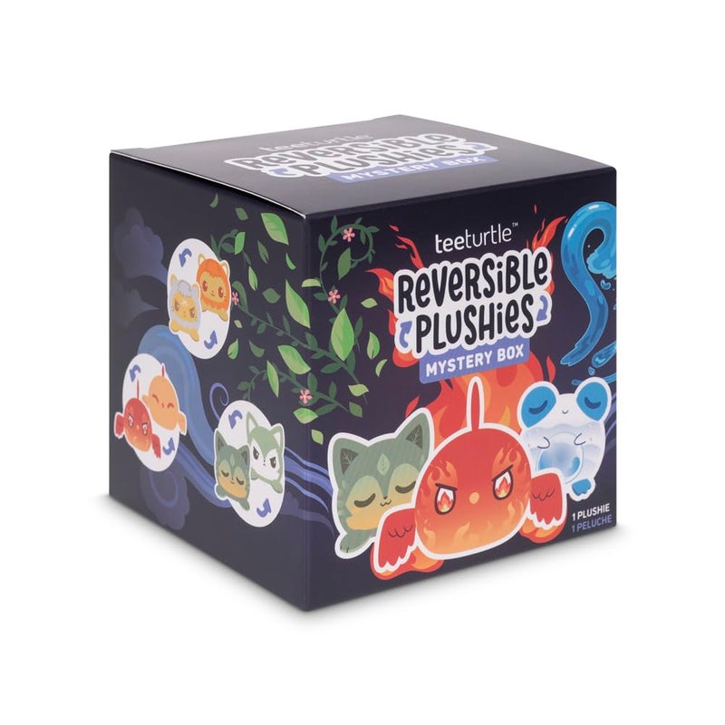 TeeTurtle Elements Series Reversible Plushie Mystery Box 3Inch Mini TwoSided Blind Box Plush with Embroidered Details Cute Collectible Surprise Toy for Kids Teens and Adults - Image 3