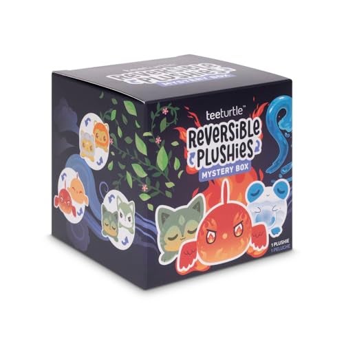 TeeTurtle Elements Series Reversible Plushie Mystery Box 3Inch Mini TwoSided Blind Box Plush with Embroidered Details Cute Collectible Surprise Toy for Kids Teens and Adults - Image 1