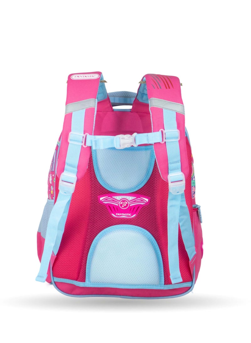 Fantastic QY005 Fantastic School Backpack, 40cm, Multi-pocket, 3D Cartoon Designs, Assorted Set - Image 2