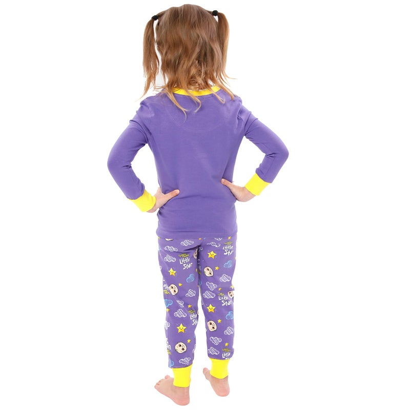 CoComelon Pajamas | JJ And YoYo Girls Pajamas | Girls’ Pajama Sets | Winter PJs Purple 4 - Image 4