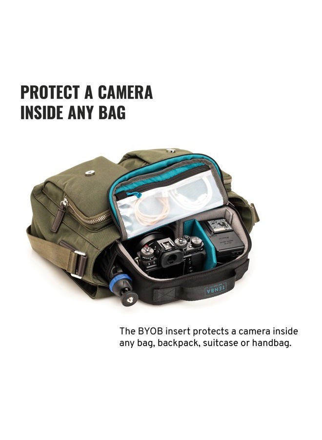 OP/TECH USA BYOB 9 Slim Backpack Insert — Black (636-620) - Image 3