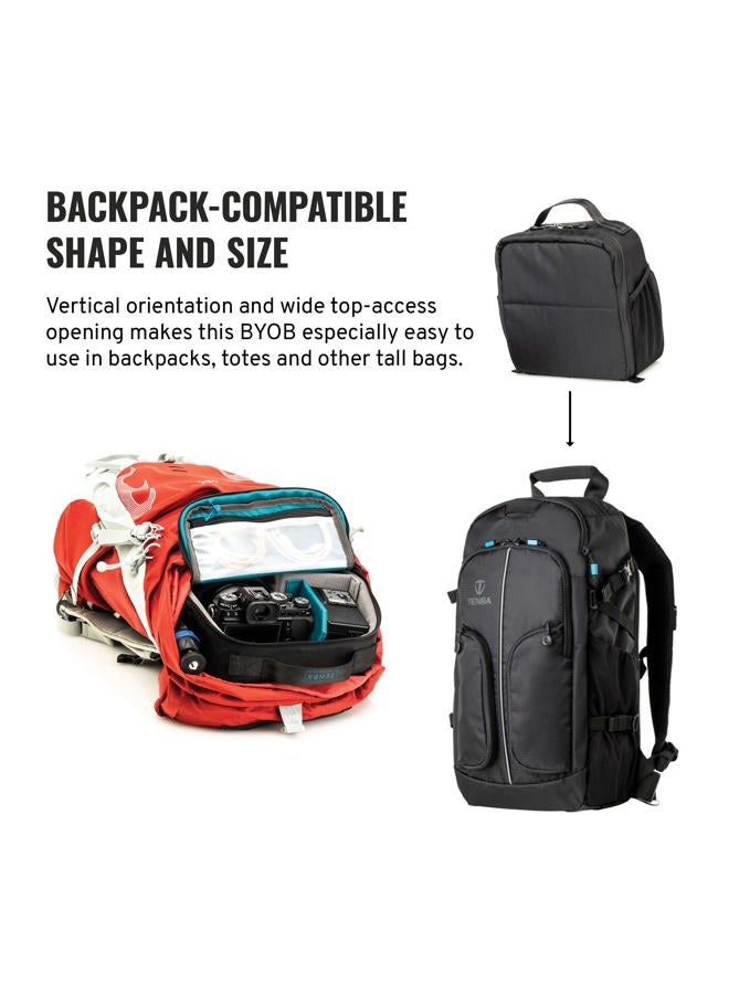 OP/TECH USA BYOB 9 Slim Backpack Insert — Black (636-620) - Image 4