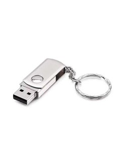 ماركة غير محددة 32GB USB 2.0 فلاش القرص 360 درجة الروتاري الفضة  - Image 1