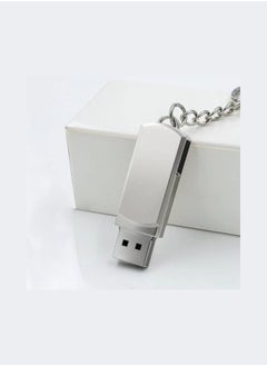 ماركة غير محددة 32GB USB 2.0 فلاش القرص 360 درجة الروتاري الفضة  - Image 3