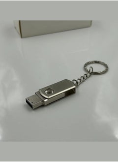 ماركة غير محددة 32GB USB 2.0 فلاش القرص 360 درجة الروتاري الفضة  - Image 4
