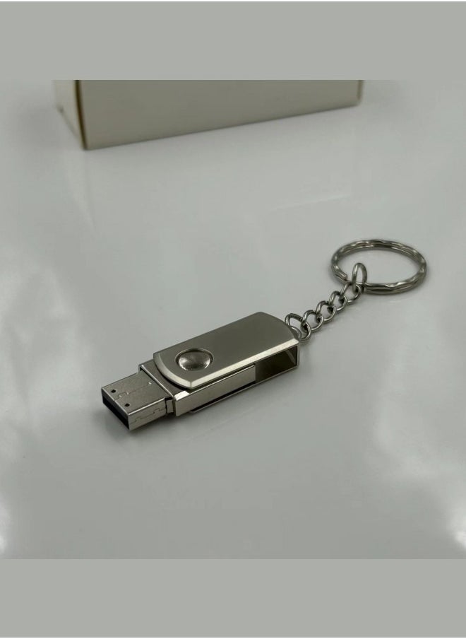 Generic - 32GB  USB 2.0 Flash Drive  360 ° Rotating Style silver - Image 1