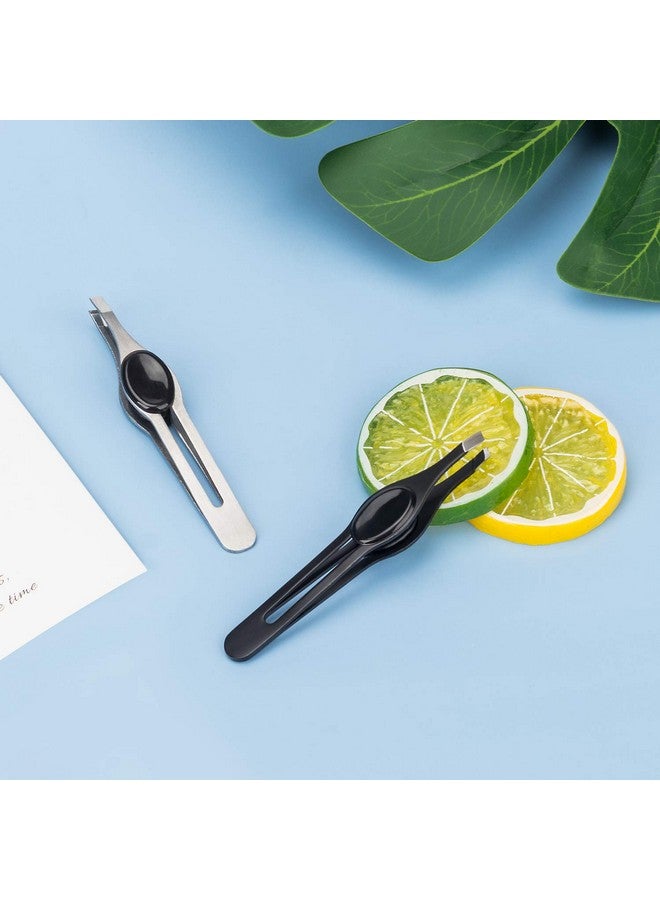 ANCIRS Ncirs 4 Pack Tip Tweezers For Eyebrow Nonslip Grip Tip Tweezers Professional Stainless Steel Precision Pointed Blackhead Splinter Removal Tool For Women & Girls - Image 5