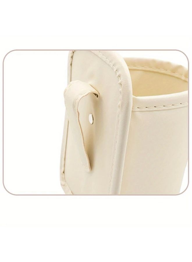 Universal PU Leather Car Cup Holder, Beverage Rack Stand Style D - Image 5