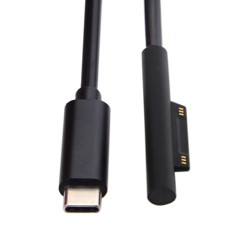 CY Cable USB 3.1 Type C USB-C DC 12-15V Compatible with Surface Pro3 Pro4 Pro5 Pro6 Pro7 Pro8 Pro9 Pro X Book Charge Cable - Image 1
