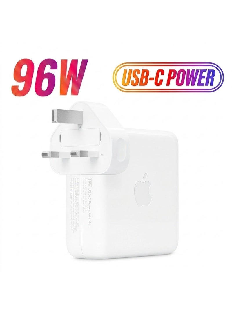 Apple Type-C To Type-C 240W Charge Cable 2M White & 96W USB-C Power Adapter - MW2L3ZE/A White Bundle - Image 3