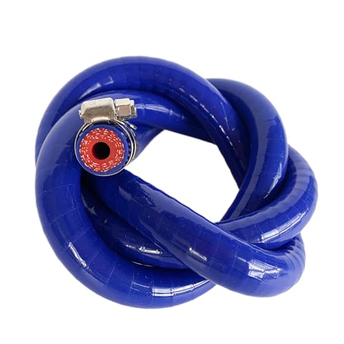 Bekelan 65MM 14 X 328FT Blue High Temp Reinforced Silicone Heater Tubing Hose Radiator Coolant Straight LineWork Pressure 145PSI4ply Reinforced5MM Thick2 Clamp - Image 3