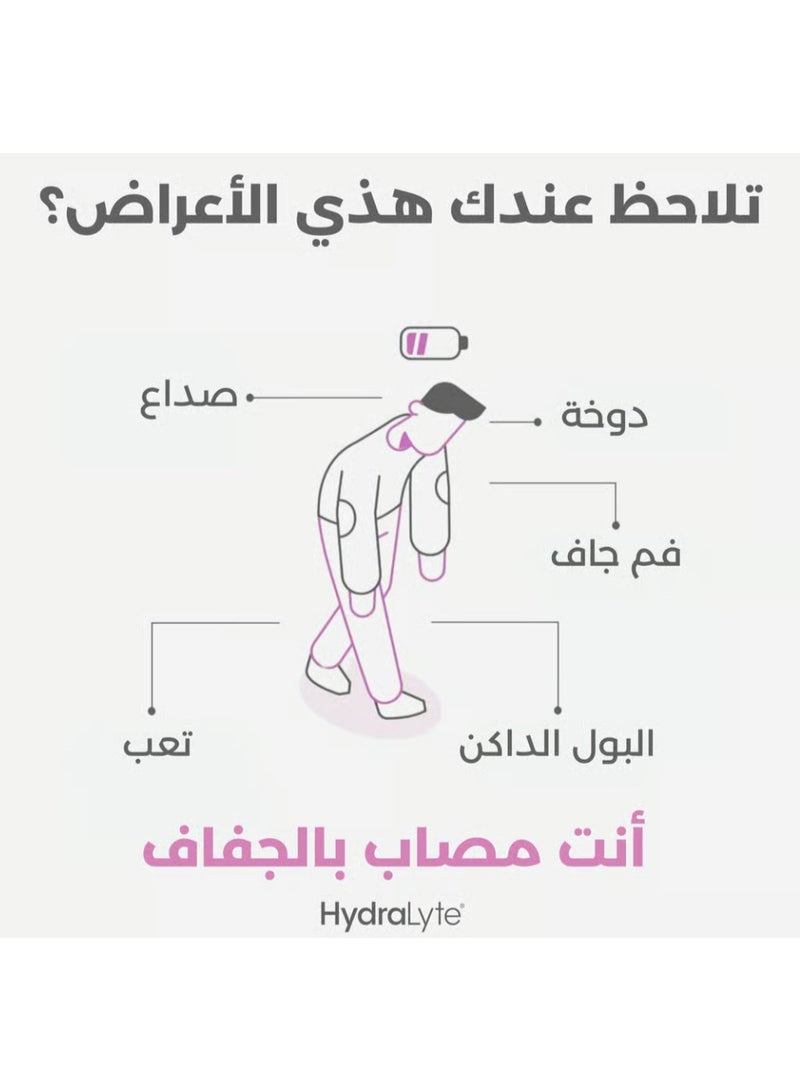 Hydralyte Effervescent Electrolyte Tablet Apple Blackcurrant Flavoured 20 Servings - Image 4