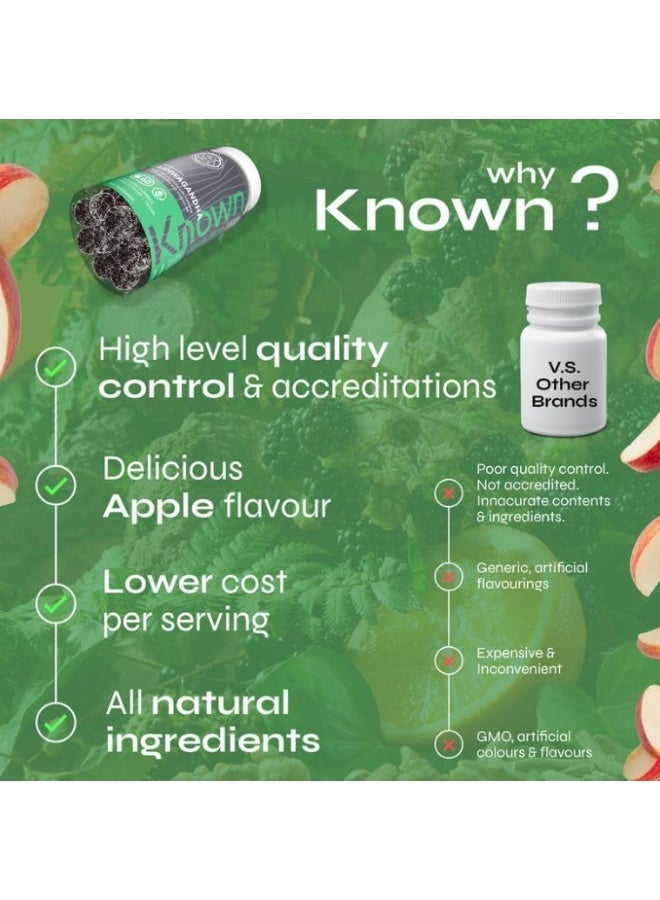 Known Ashwagandha Gummies | 1000mg Ashwagandha | Sugar Free | Stress Support & Sleep Aid - Image 2