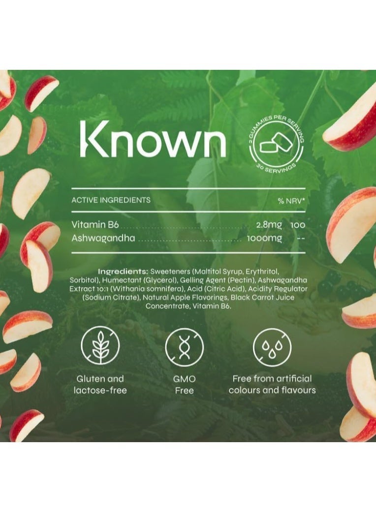 Known Ashwagandha Gummies | 1000mg Ashwagandha | Sugar Free | Stress Support & Sleep Aid - Image 5
