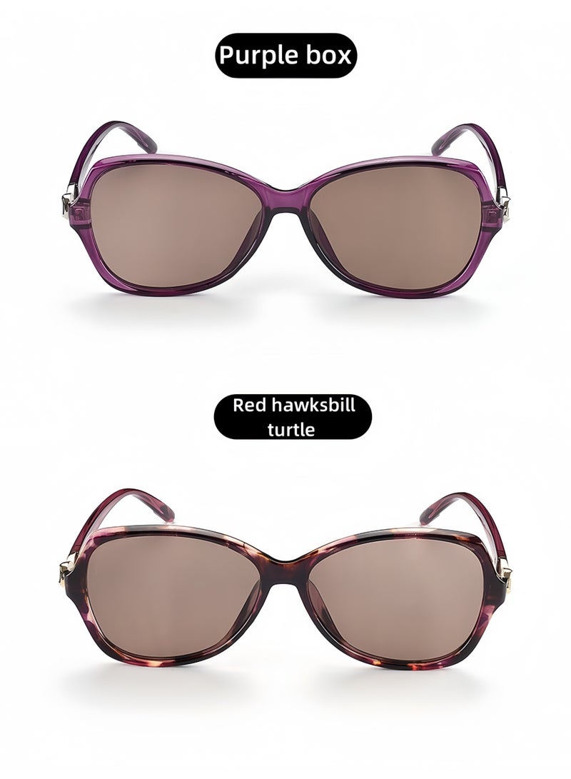 UV400 square women's sunglasses, lightweight metal frame glasses store, suitable for driving, fishing parties, desert beaches, daily outdoor activities - Image 4