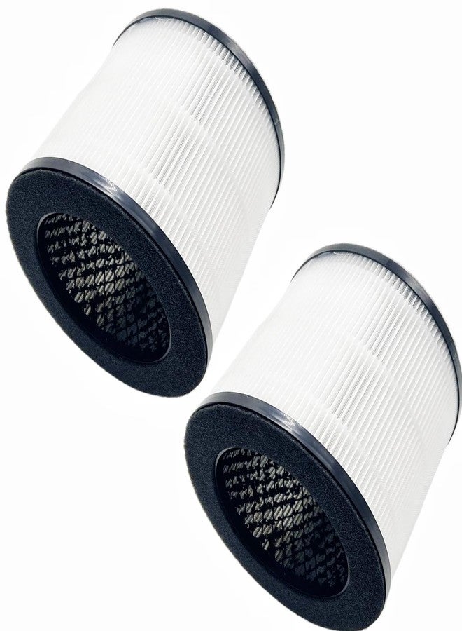 Slirceods H08 Replacement Filter For Air Purifiers Compatible with Himox H08 H08P Air Purifiers, H13 4-Stage Filtration Activated carbon Air Clean Dust VOCs Odor PM2.5,2-Pack - Image 1