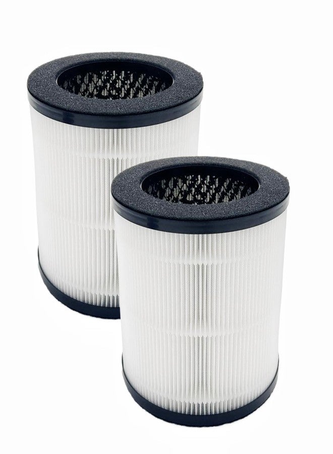 Slirceods H08 Replacement Filter For Air Purifiers Compatible with Himox H08 H08P Air Purifiers, H13 4-Stage Filtration Activated carbon Air Clean Dust VOCs Odor PM2.5,2-Pack - Image 2