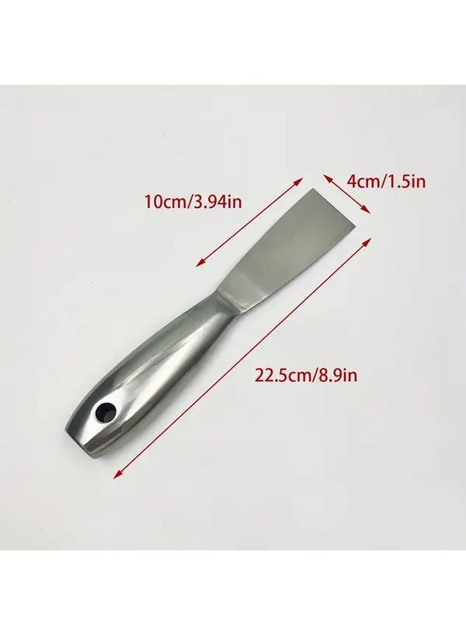 6 Inch Stainless Steel Scraper Large Oil Ash Knife Floor Glass Cleaning Spatula - Image 4