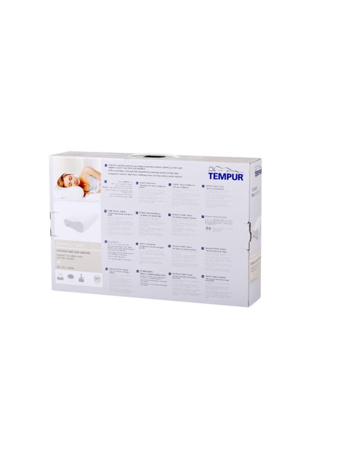 Tempur Danish Imported Space Memory Foam Pillow, Cervical Pillow, Same As Store Model, White Temperature-sensitive Pillow, Size S - Image 3