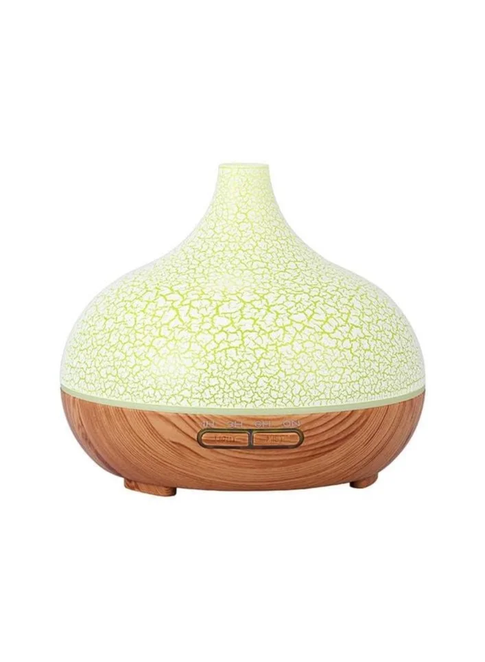 Cuisine Art Cuisine Art Essential Oil Diffuser, 550ml Oil Diffuser with 4 Timer, Aromatherapy Diffuser with Auto Shut-Off Function, Cool Mist Humidifier BPA-Free for Bedroom Home, Brwon- White  Top