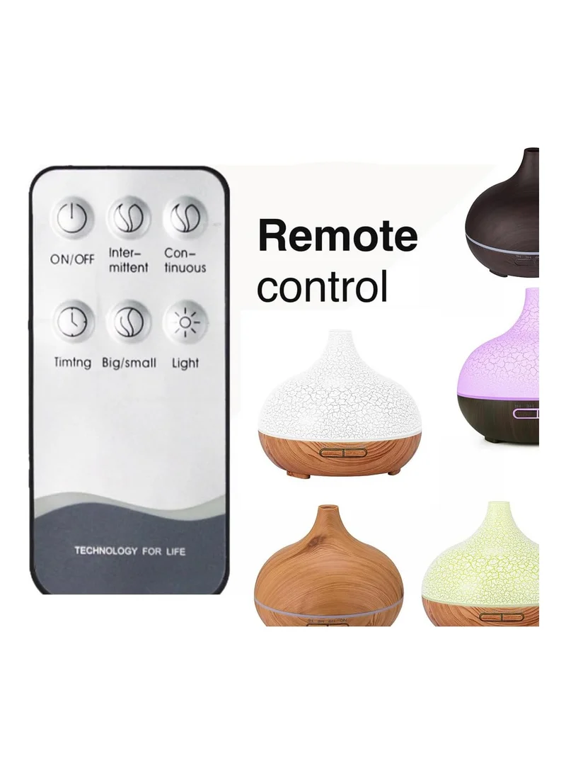 Cuisine Art Cuisine Art Essential Oil Diffuser, 550ml Oil Diffuser with 4 Timer, Aromatherapy Diffuser with Auto Shut-Off Function, Cool Mist Humidifier BPA-Free for Bedroom Home, Brwon- White  Top