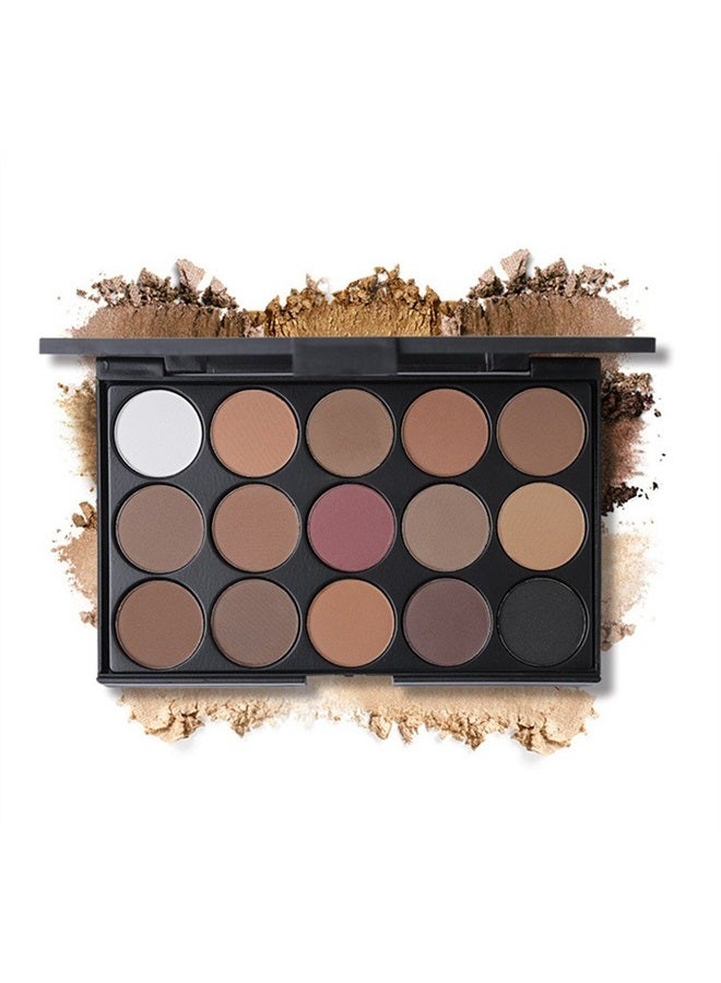 PhantomSky 15 Colors Eyeshadow Makeup Palette Cosmetic Contouring Kit - Perfect for Professional and Daily Use - Image 1