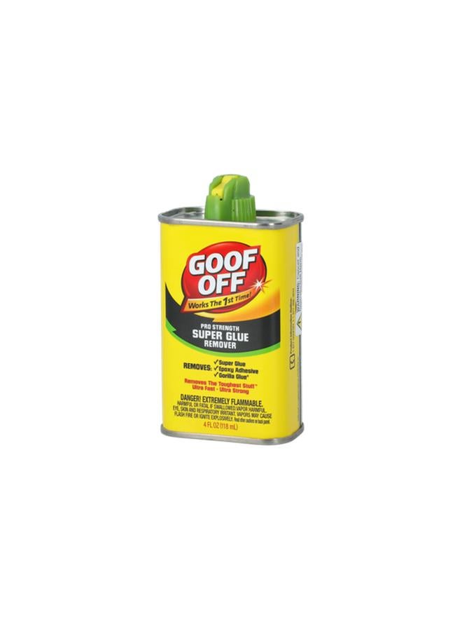 GOOF OFF Super Glue Remover Yellow 4fl.oz - Image 2