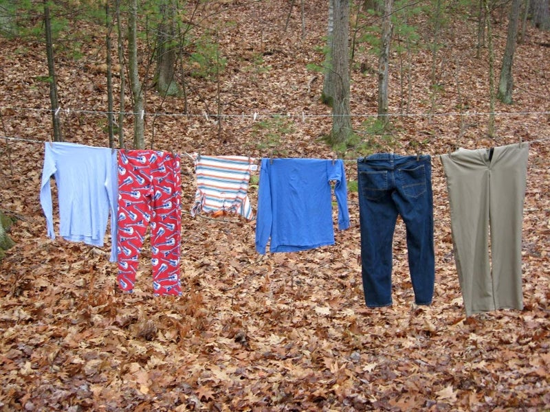 Pure Source India Cloth Line For Drying Nylon Braided Cotton Rope 5 Mtr Multicolour - Image 3