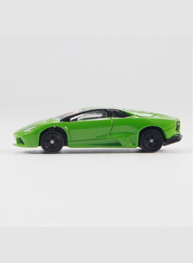 TAKARA TOMY Takara Tomy Asia Original AO-08 1/65 Lamborghini Reventon Green Diecast  - Image 2