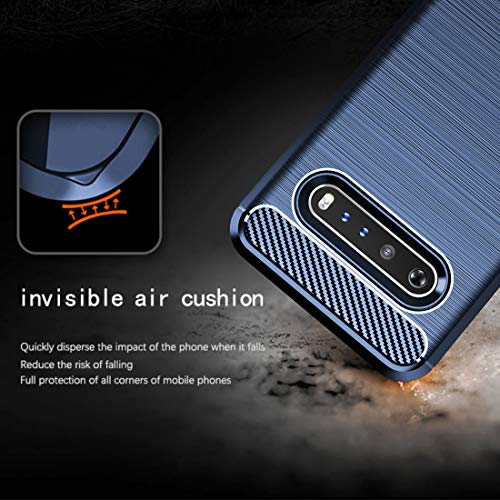 Osophter LG V60 ThinQ Case - Shock-Absorbing Flexible TPU Full-Body Protective Phone Cover (Blue) - Image 5