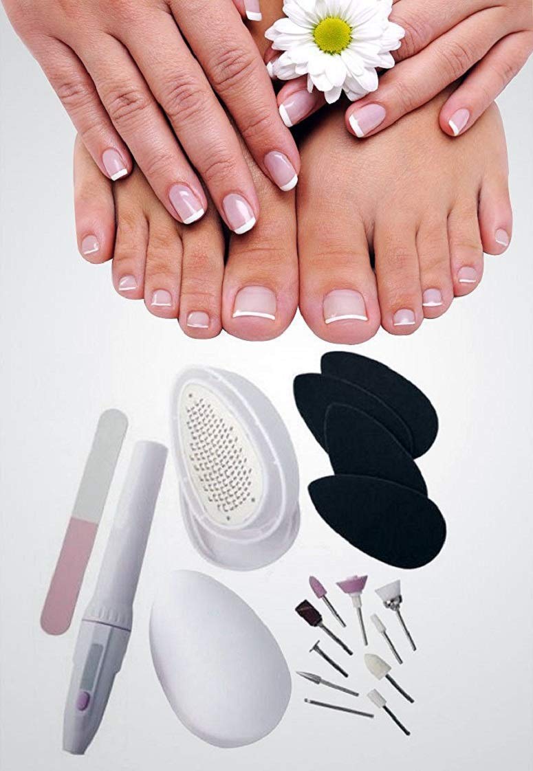 ATETO 18 in 1 Padimate Portable Electric Nail Art and Skin Care Salon Kit Padimate Tool Kit For Girls and Women - Image 5