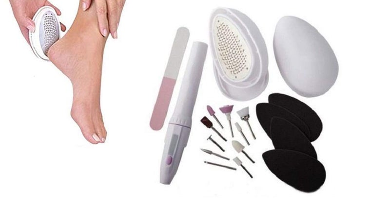 ATETO 18 in 1 Padimate Portable Electric Nail Art and Skin Care Salon Kit Padimate Tool Kit For Girls and Women - Image 4