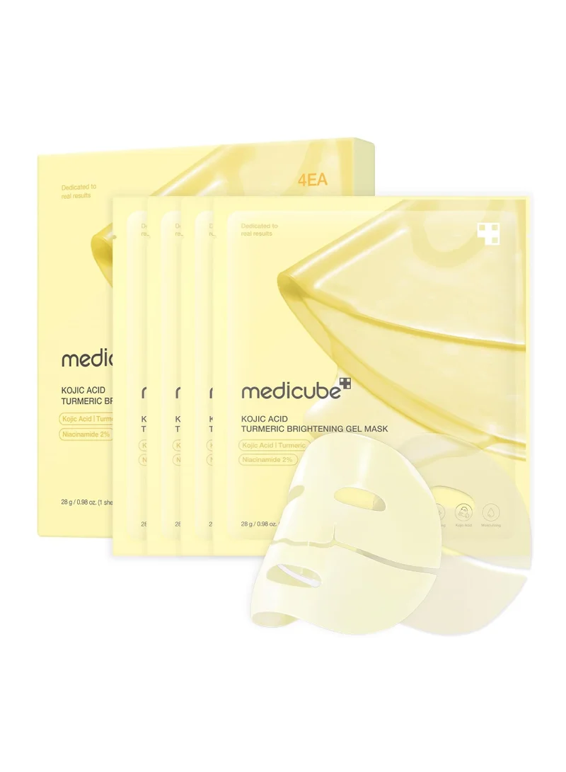 Medicube Medicube Kojic Acid Turmeric Brightening Gold Jelly Gel Mask | Overnight Face Mask for Glass Glow Skin- Elasticity, Hydrating, Firming and Moisturizing | Korean Skincare