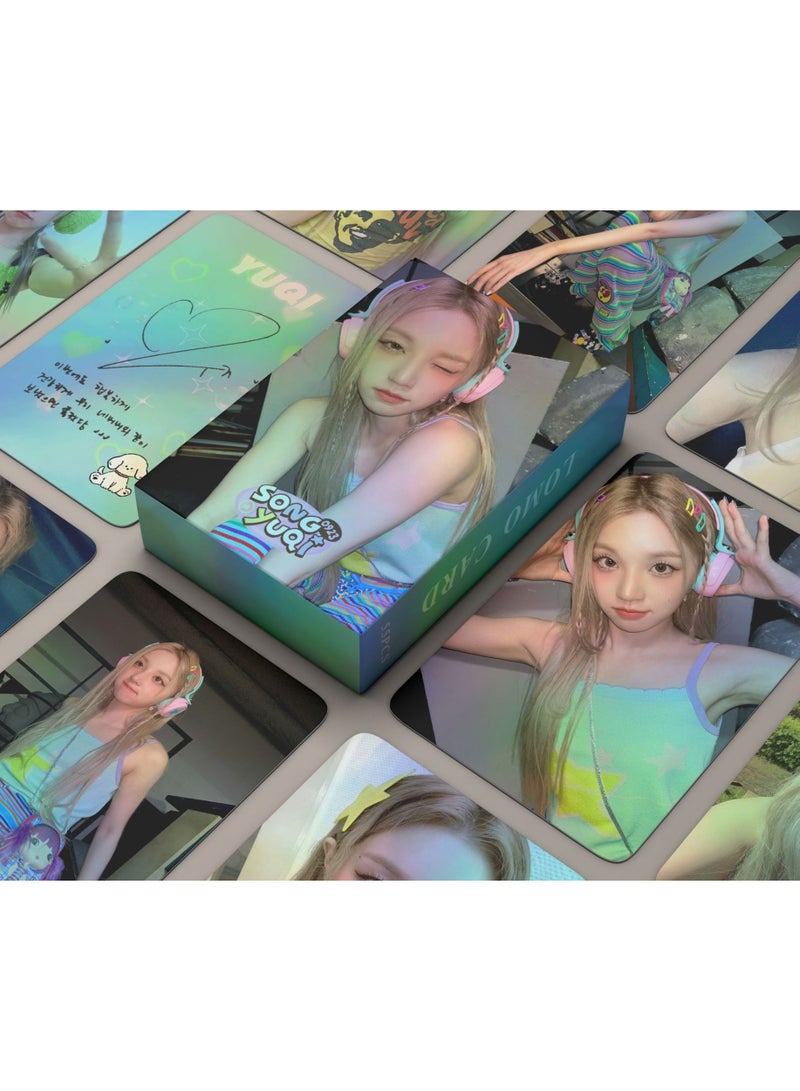 55-Piece GIDLE Song Yuqi Laser Song Yuqi Solo Lomo cards