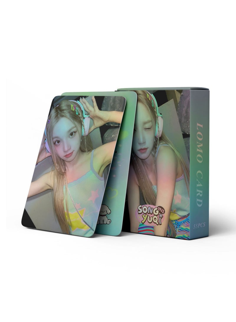 55-Piece GIDLE Song Yuqi Laser Song Yuqi Solo Lomo cards