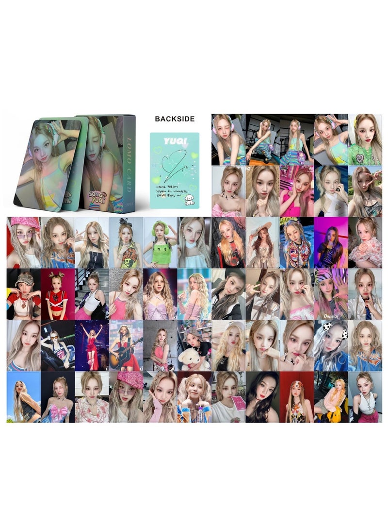 55-Piece GIDLE Song Yuqi Laser Song Yuqi Solo Lomo cards