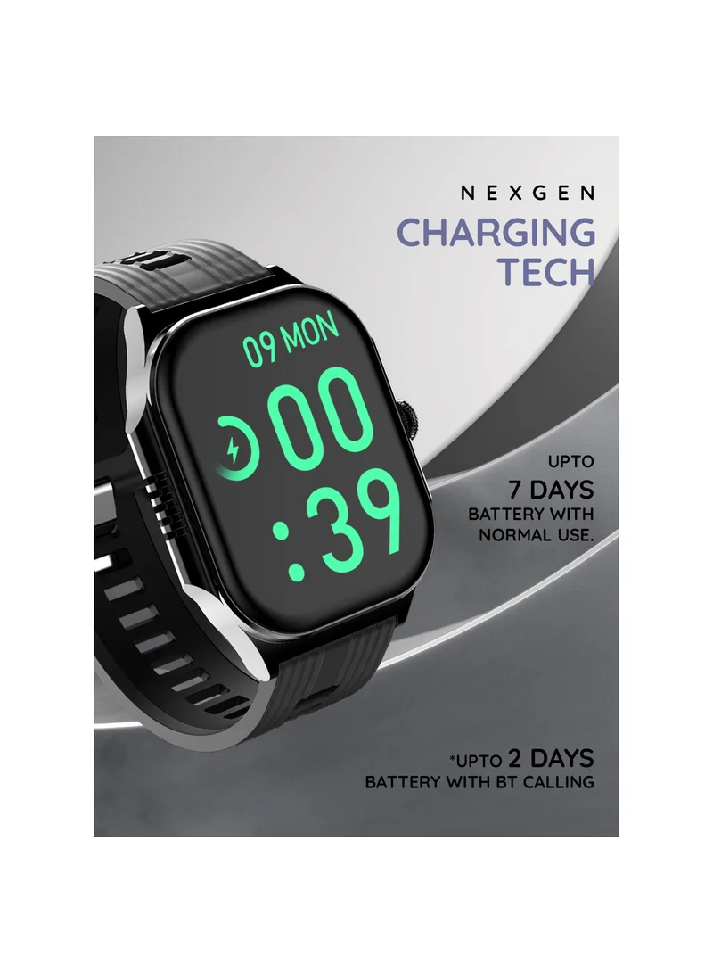 Pebble Alive 1.99" Smartwatch for Men and Women, AMOLED Display, Always On, Bluetooth Calling, Health Suite, Multi-Sports Modes, Sleep Monitor, Alarm & Notification