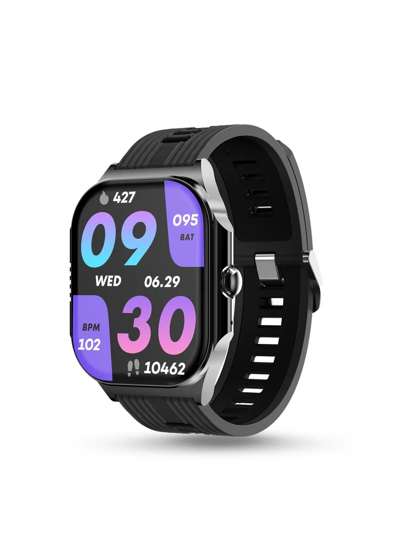 بيبل Alive 1.99" Smartwatch for Men and Women, AMOLED Display, Always On, Bluetooth Calling, Health Suite, Multi-Sports Modes, Sleep Monitor, Alarm & Notification